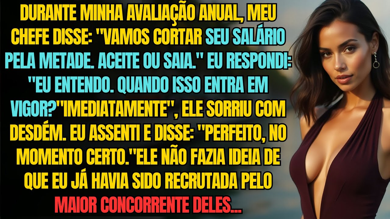 Chefe Cortou Meu Salário Pela Metade Na Avaliação — Sem Saber Que Eu Já Planejava Sair