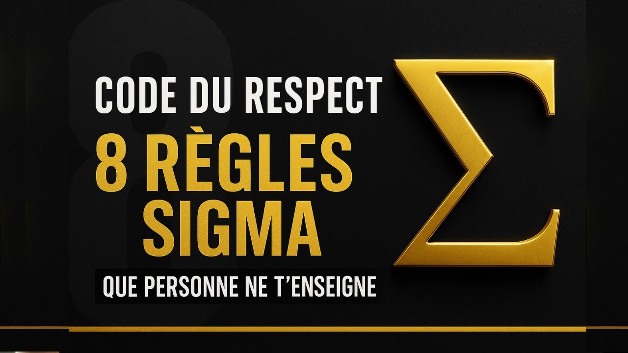 Code du Respect : 8 Règles Sigma que Personne ne Vous Enseigne
