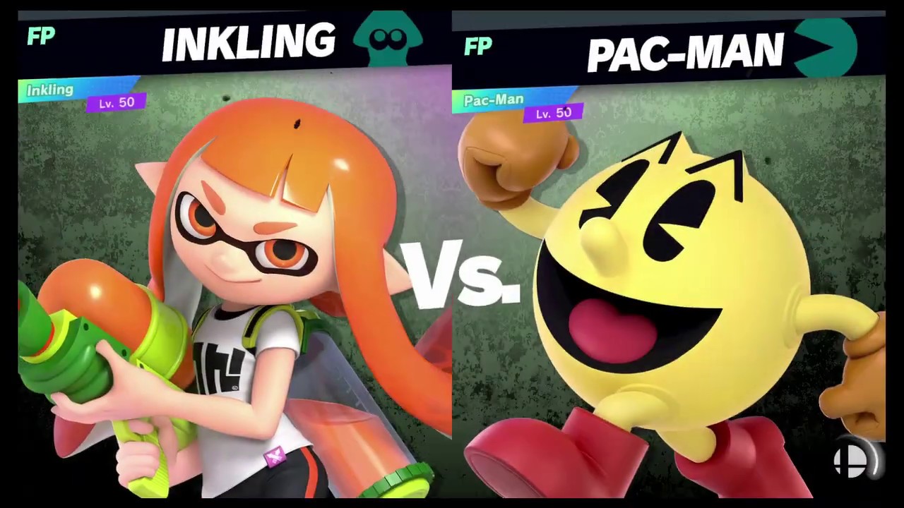 Super Smash Bros Ultimate Amiibo Fights Request #156 Inkling vs Pac Man