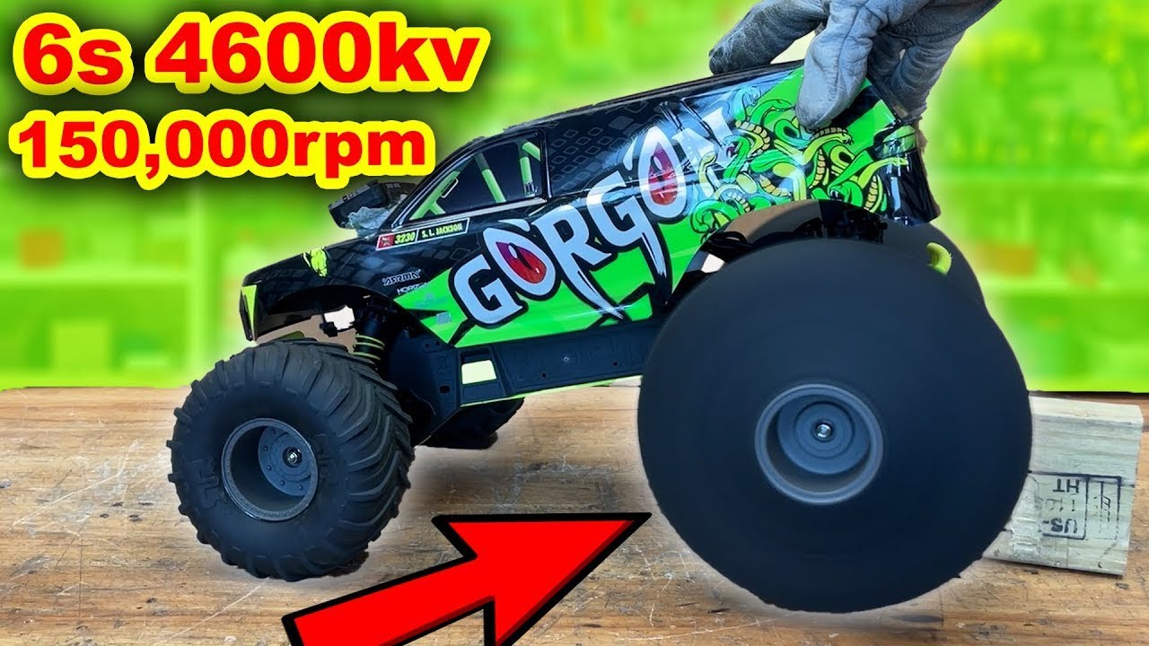 4600kv 150,000rpm Castle Insanity - RC has too much POWER!!