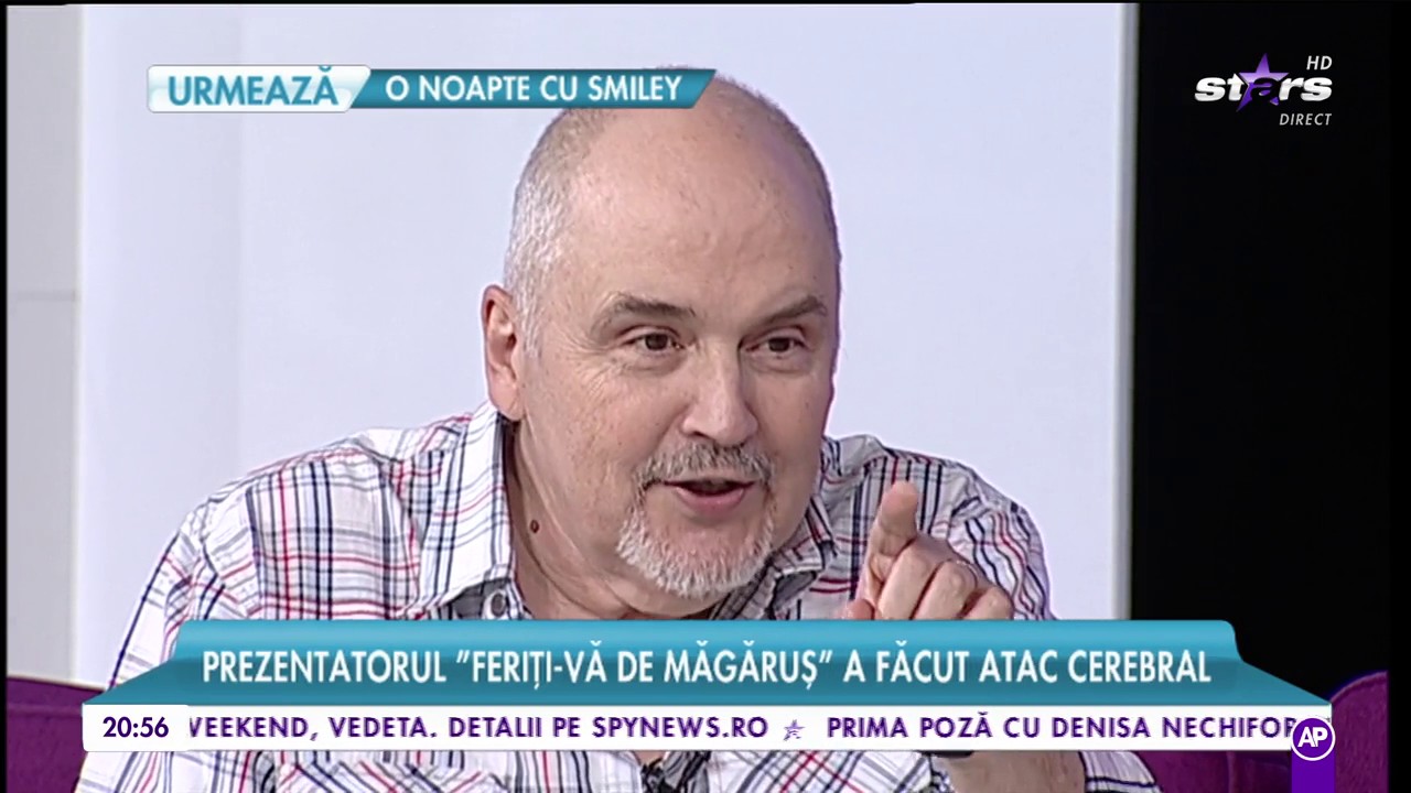 Eugen Cristea a suferit un accident vascular: ”Mi s-a prescris să nu am emoții puternice”