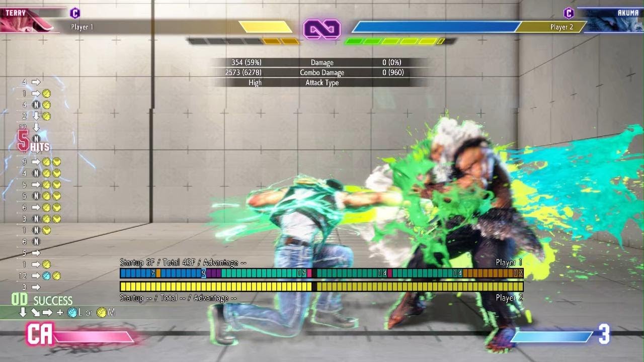 SF6- Two Terry Whiff Punish Combos