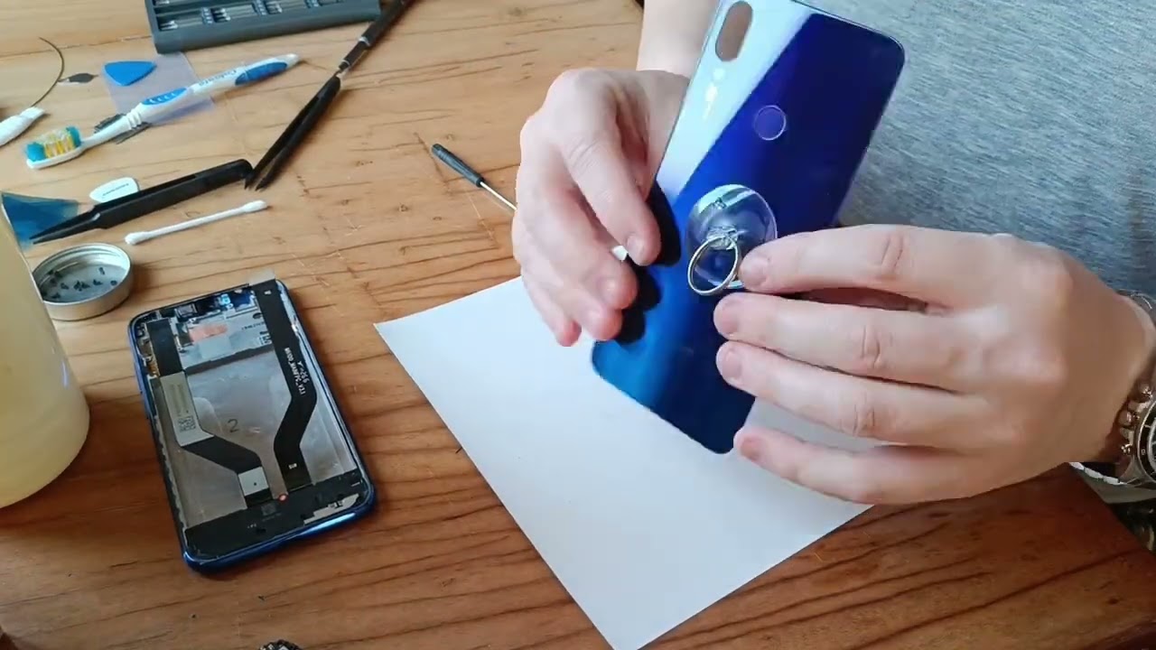 Замена батареи и термопасты на redmi note