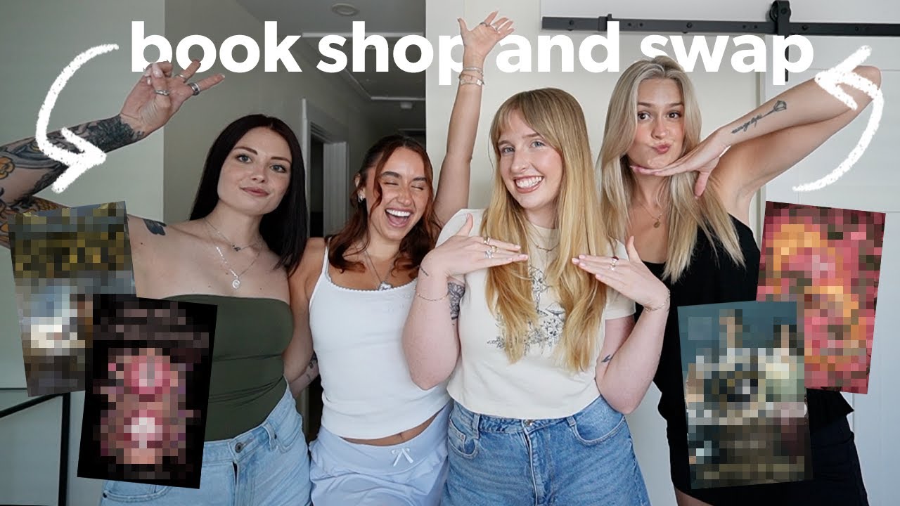 Book shop and swap with the book girlies in Dallas 📖⭐️🎀