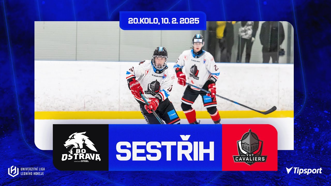 BO Ostrava Vítkovice Steel vs VUT Cavaliers Brno 2:4 | 10. 2. 2025 | ULLH 20.kolo