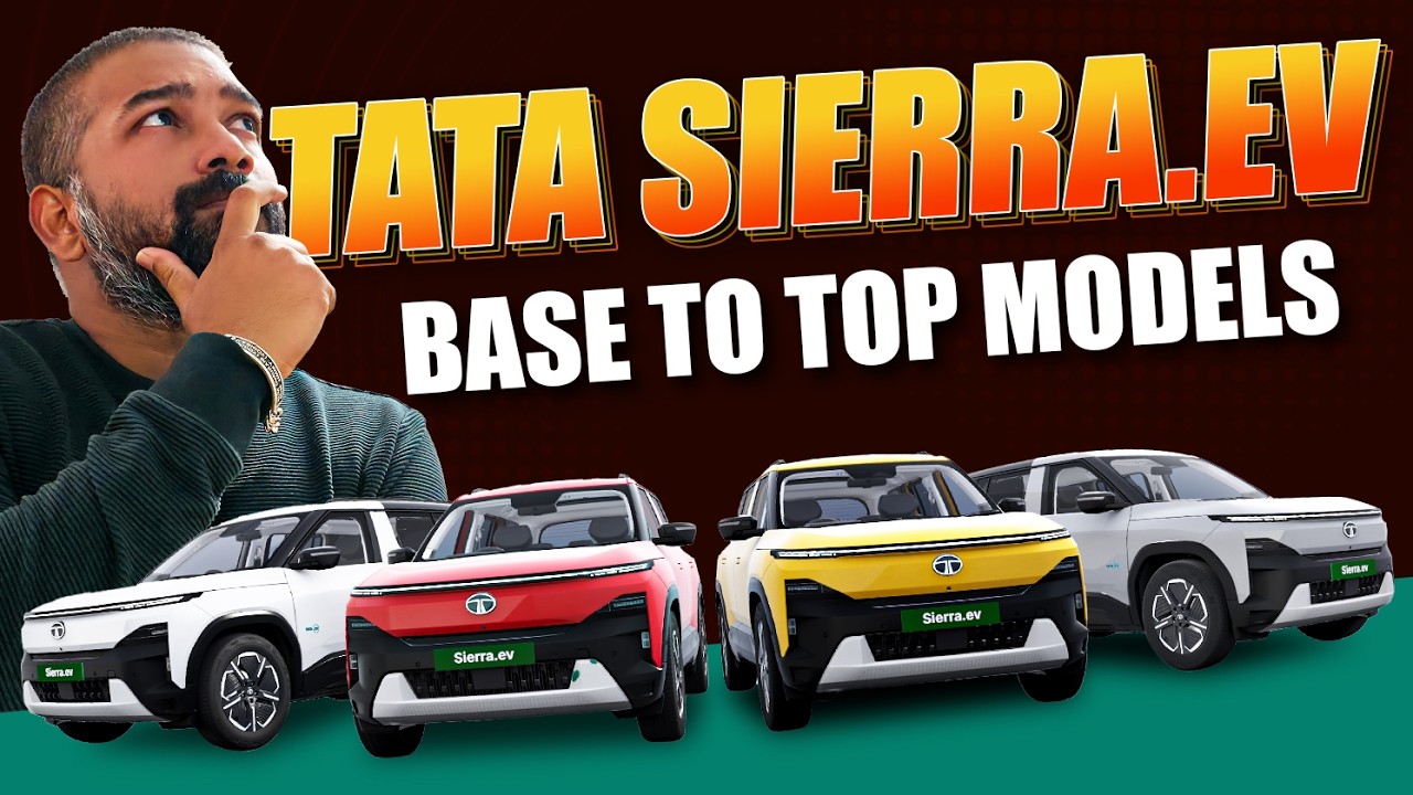 New Tata Sierra EV All Variants Explained | Which One Should You Buy? #tatasierraev #sierraev #car