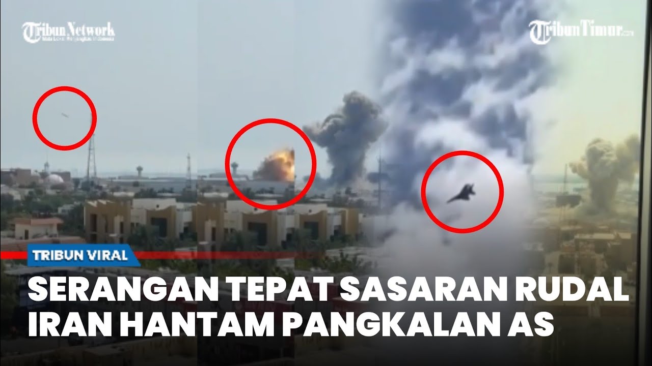 Sederet Rangkaian Serangan Maut Iran Hantam Pangkalan Amerika di Timur Tengah