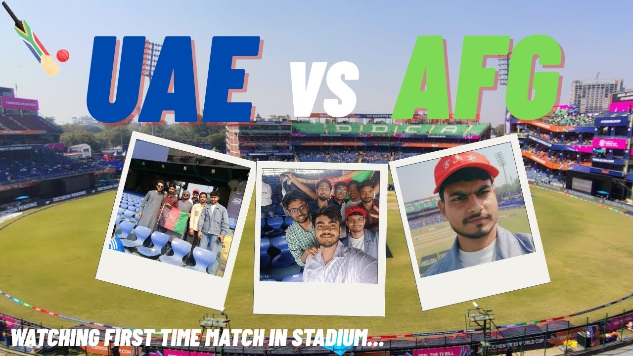 FIRST TIME .😎🌞||UAE VS AFGANISTAN || VLOG #vlog#trending#viral#viralvideo#hostellife#college#cricket