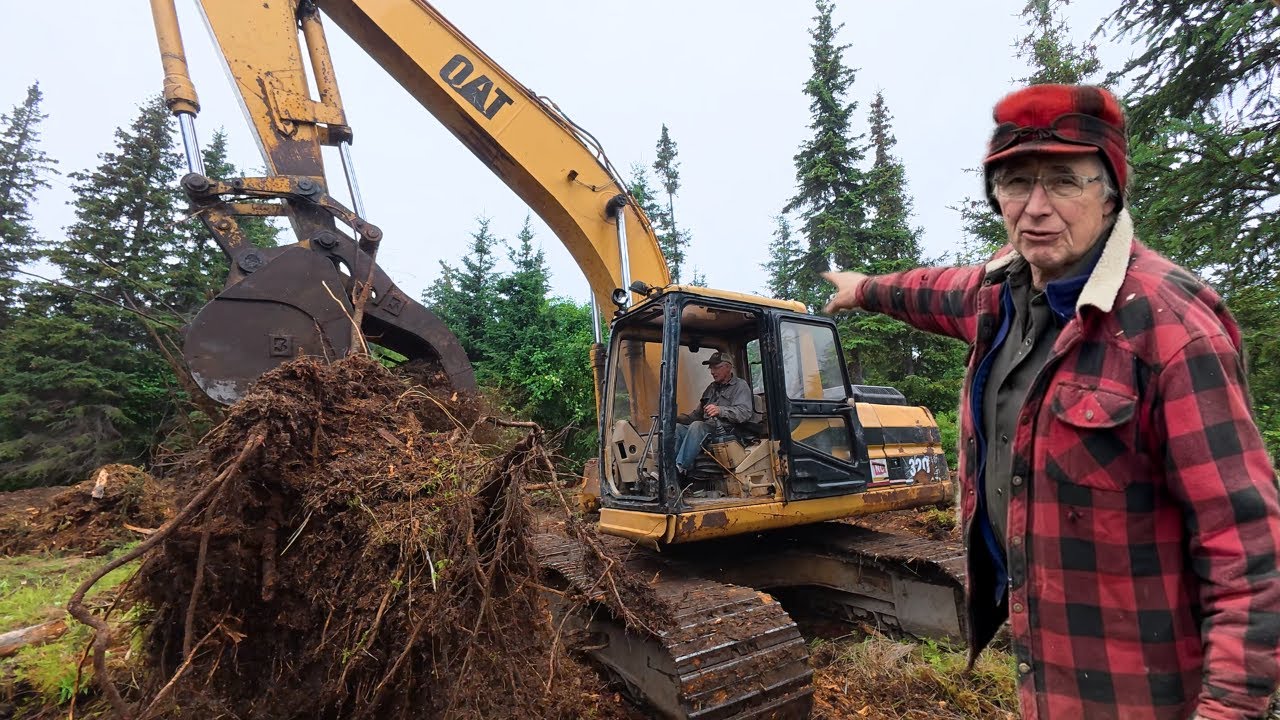 Otto Kilcher's Killer Excavator Rips Up Alaska's Monster Roots