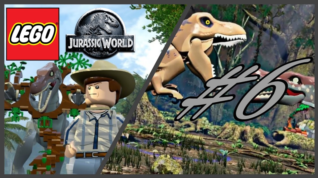 Lego jurassic world (ep 6) fasendo os leveis espinossauro a nova ameaça e a espinossauro vr t rex 👍