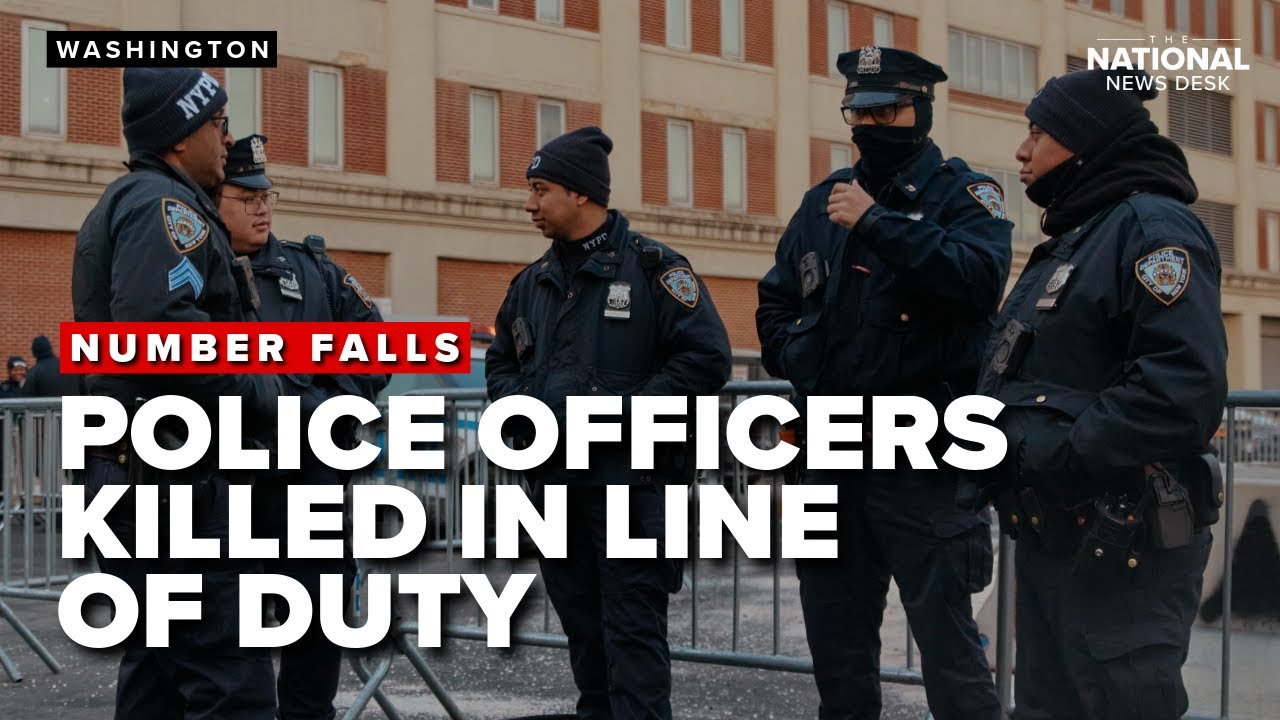 Deaths drop for on-duty law enforcement officers in 2025