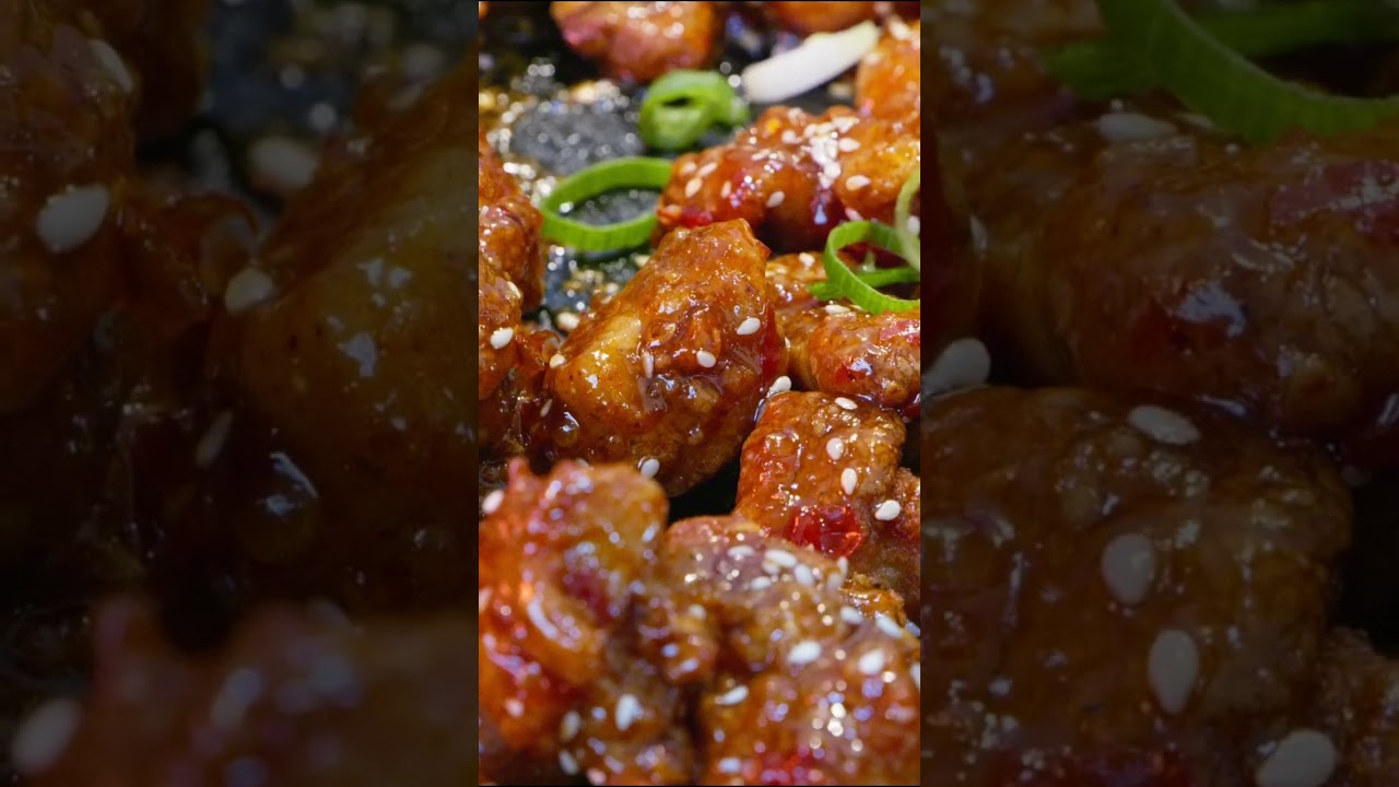 Better than takeaway - Crispy Honey glazed Sesame Ginger Chicken #shorts