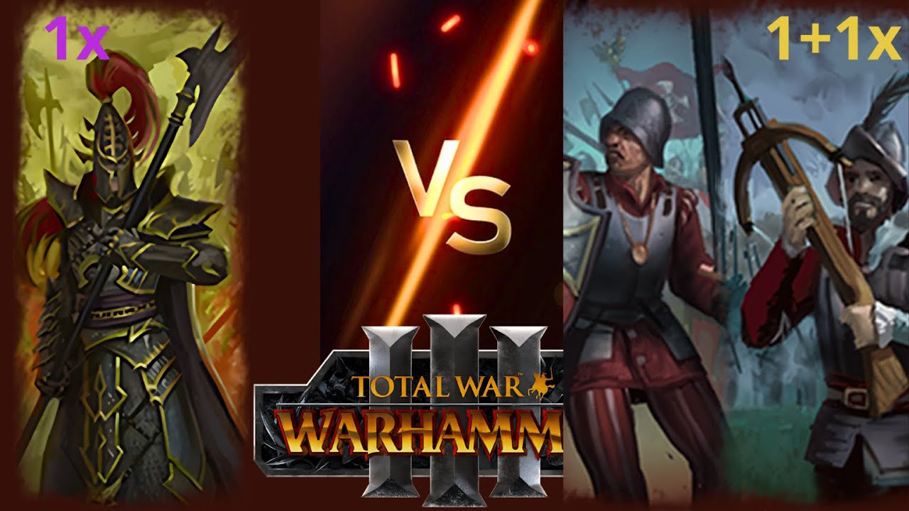 Black Guard of Naggarond vs Empire Infantry Roster in Total War: Warhammer 3