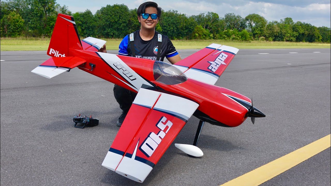 Fresh Red EDGE 540 74” from Pilot-RC flown by Ryu Sintuphrom