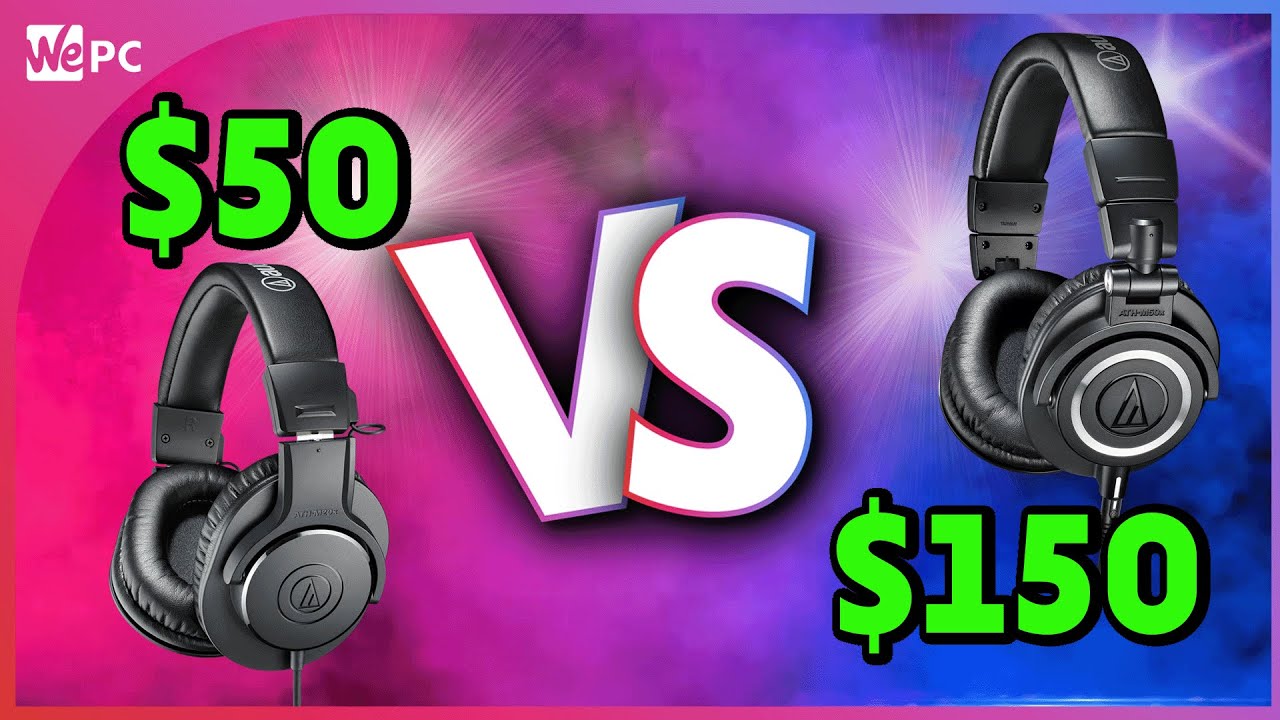 Имеет ли значение разница в 100 долларов? Сравнение Audio-Technica ATH-M50X и M20X