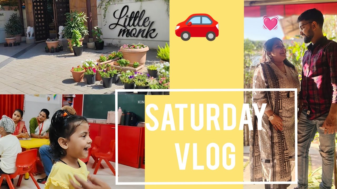 SATURDAY VLOG |LAST DAY OF FEB|School 🏫 PTM #lunch #drive #buffet 