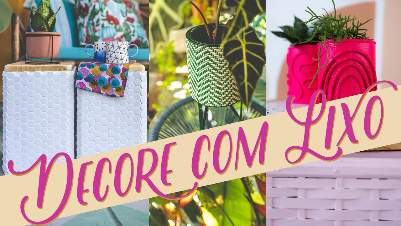 Decore com Lixo - Como reaproveitar latas de tinta vazias