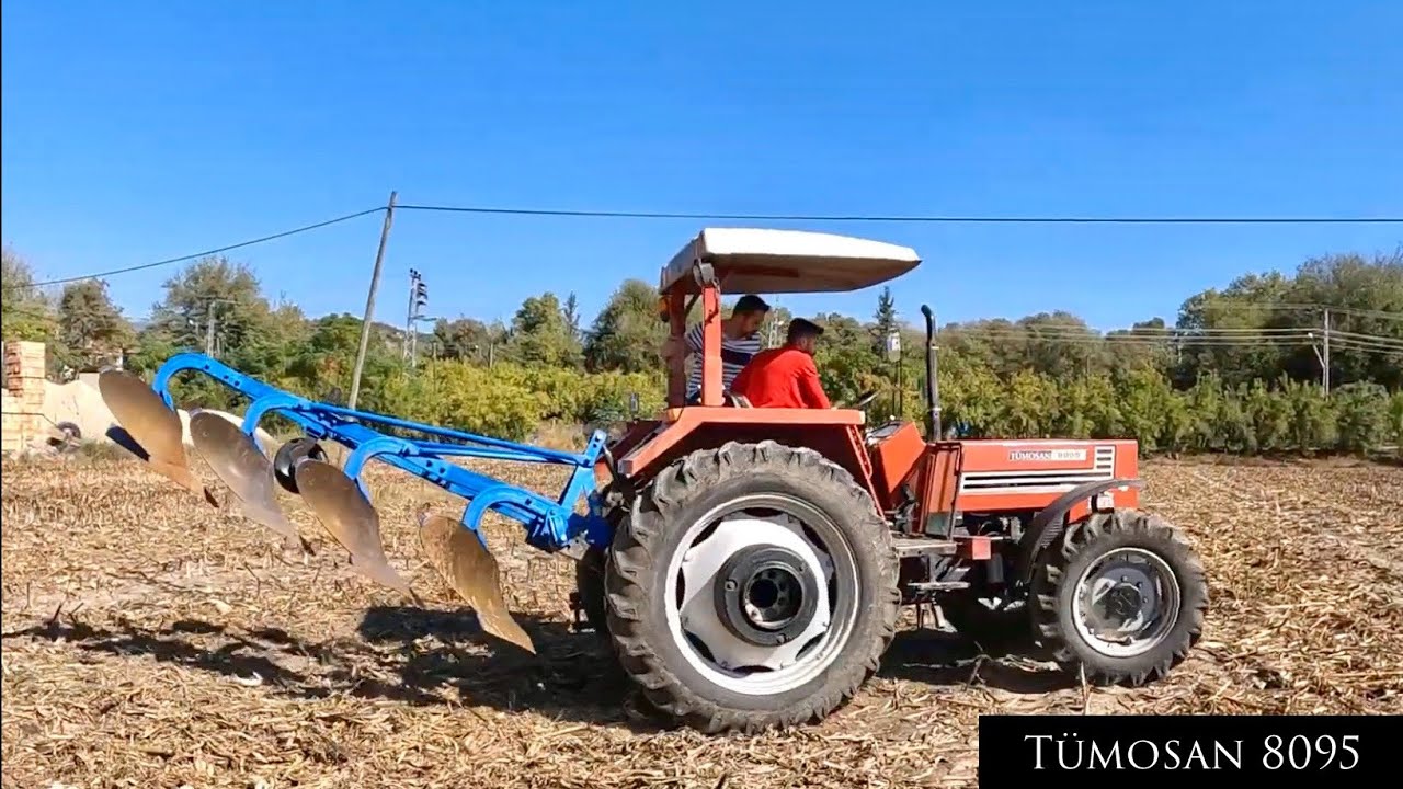 TÜMOSAN 8095 YERLİ VE MİLLİ TRAKTÖR TARLA SÜRÜMÜ