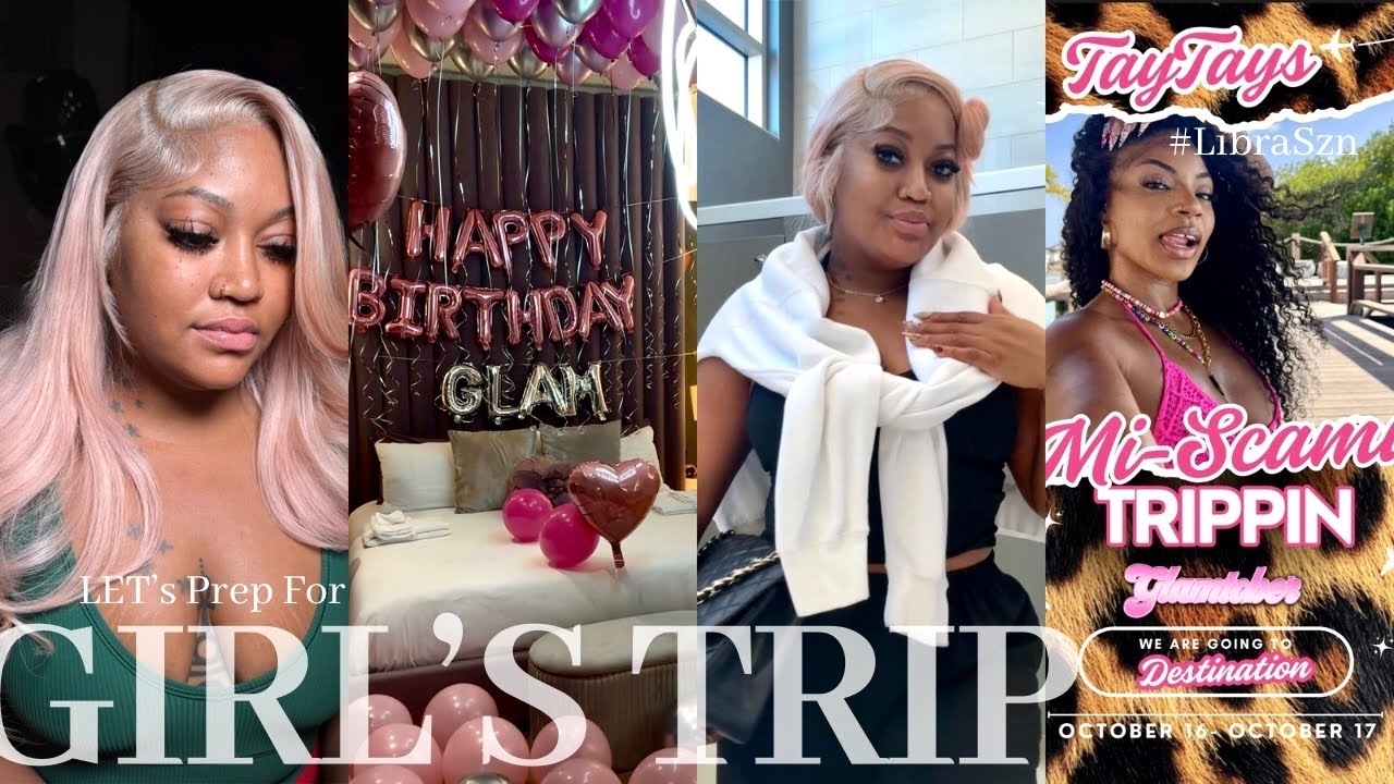 DAY ONE OF Glamazontay&rsquo;s MIAMI BIRTHDAY TRIP &bull; DRAMA & TRYNA sabotage my Trip + Hair | Lashes | VLOG