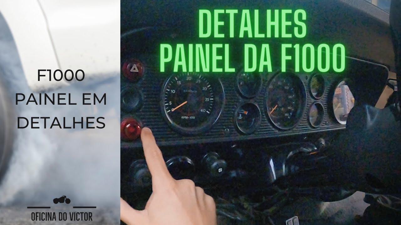 Painel da F1000 em Detalhes - Oficina do Victor