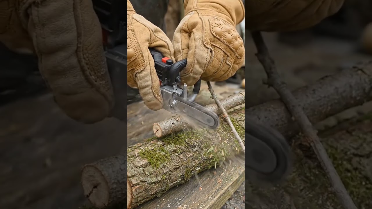 Amazing Mini Cutter Cutting Wood Easily 😲🪵