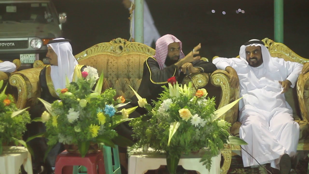 الشيخ سعد المهابي  يبهج حفل عبدالله محمد السيد بـ شعر الكسرات