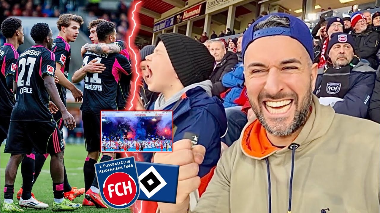 Erster BUNDESLIGA AUSWÄRTSSIEG nach 8 JAHREN 🧨😍 - Heidenheim vs. HSV Stadionvlog | Bardia Barati