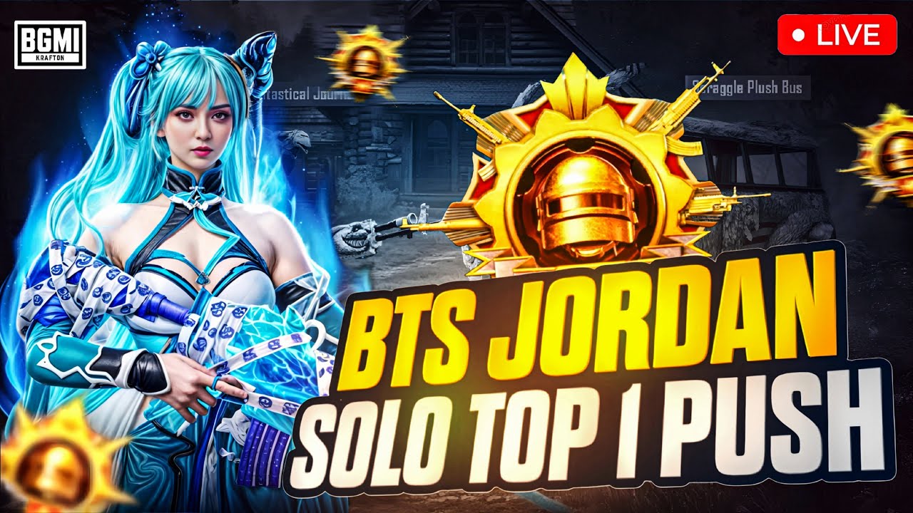 SOLO GOD JORDAN 🔱 SOLO TOP-1 RANK PUSH | GOD OF GAME SENSE 🗿🤫#jordan#madan#botsquad