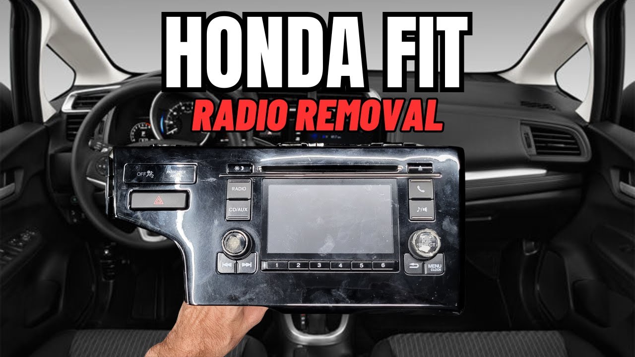 2015+ Honda Fit Radio Removal & Installation - Detailed Stereo Removal Guide