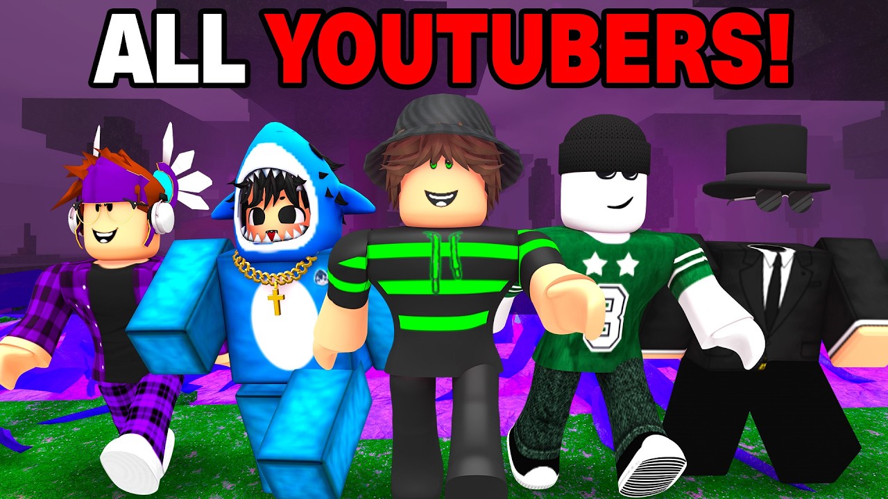 Speedrunning HARD MODE With 5 YOUTUBERS In 99 Nights In The Forest!