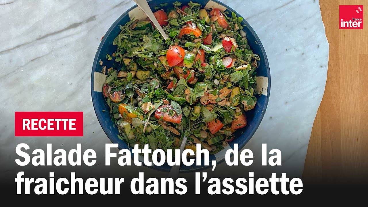 La salade fattouch 🇱🇧 - Les recettes de François-Régis Gaudry