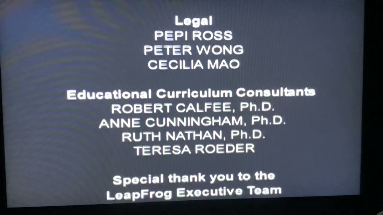Closing To LeapFrog: Code Word Caper 2004 DVD