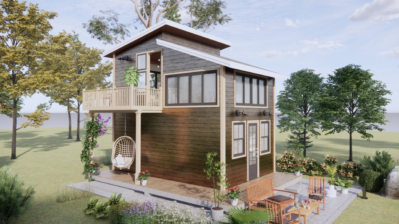 Tiny Modern House W/ Living Large in a 4x6 Meter Gem | Exploring Tiny House