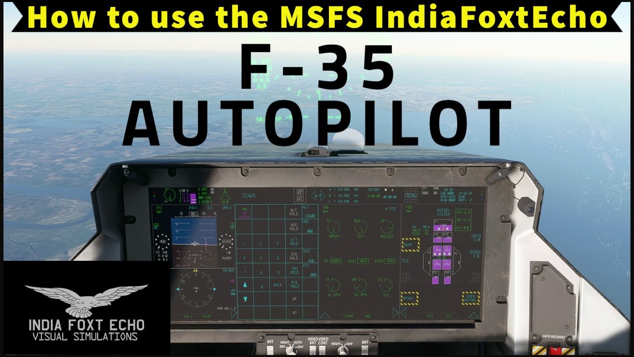 How to use the F-35's autopilot on Microsoft Flight Simulator [MSFS tutorial]