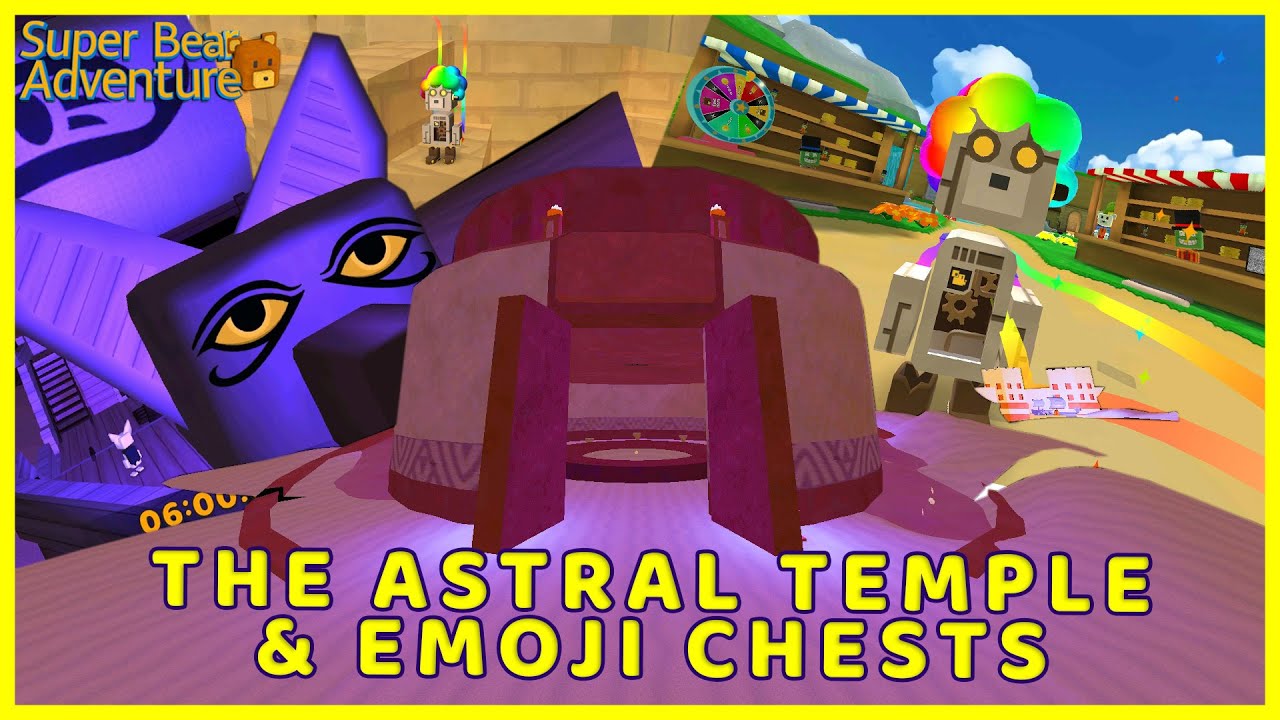 SUPER BEAR ADVENTURE ASTRAL TAPINAK VE EMOJİ SANDIKLARI & EFSANEVİ KOST&Uuml;MLER