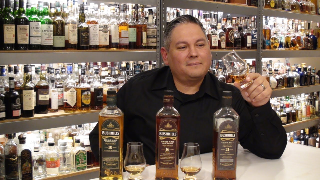 Обзор ирландского односолодового виски Bushmills 10, 16 и 21 года выдержки