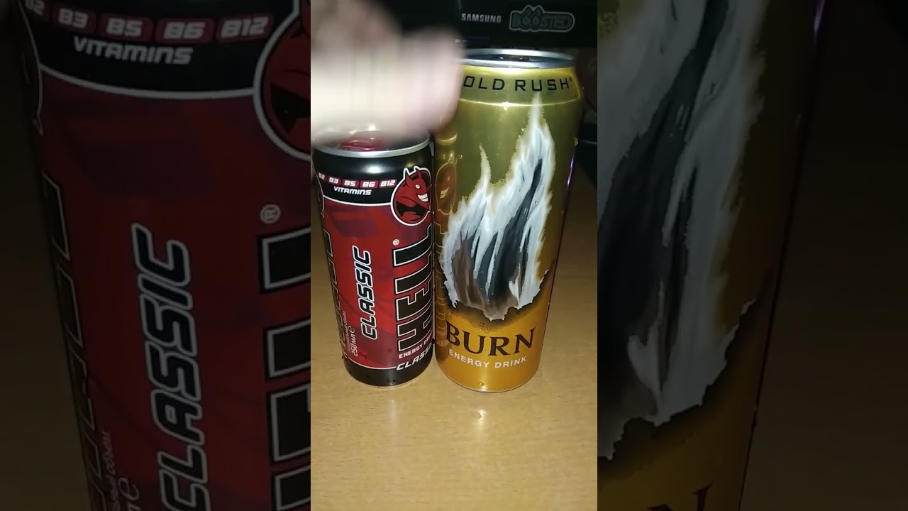 АДОВЫЙ ЭНЕРГЕТИК VS Б&Euml;РН ЗОЛОТАЯ ЛИХОРАДКА / HELL CLASSIC / BURN GOLD RUSH / СРАВНЕНИЕ ЭНЕРГЕТИКОВ