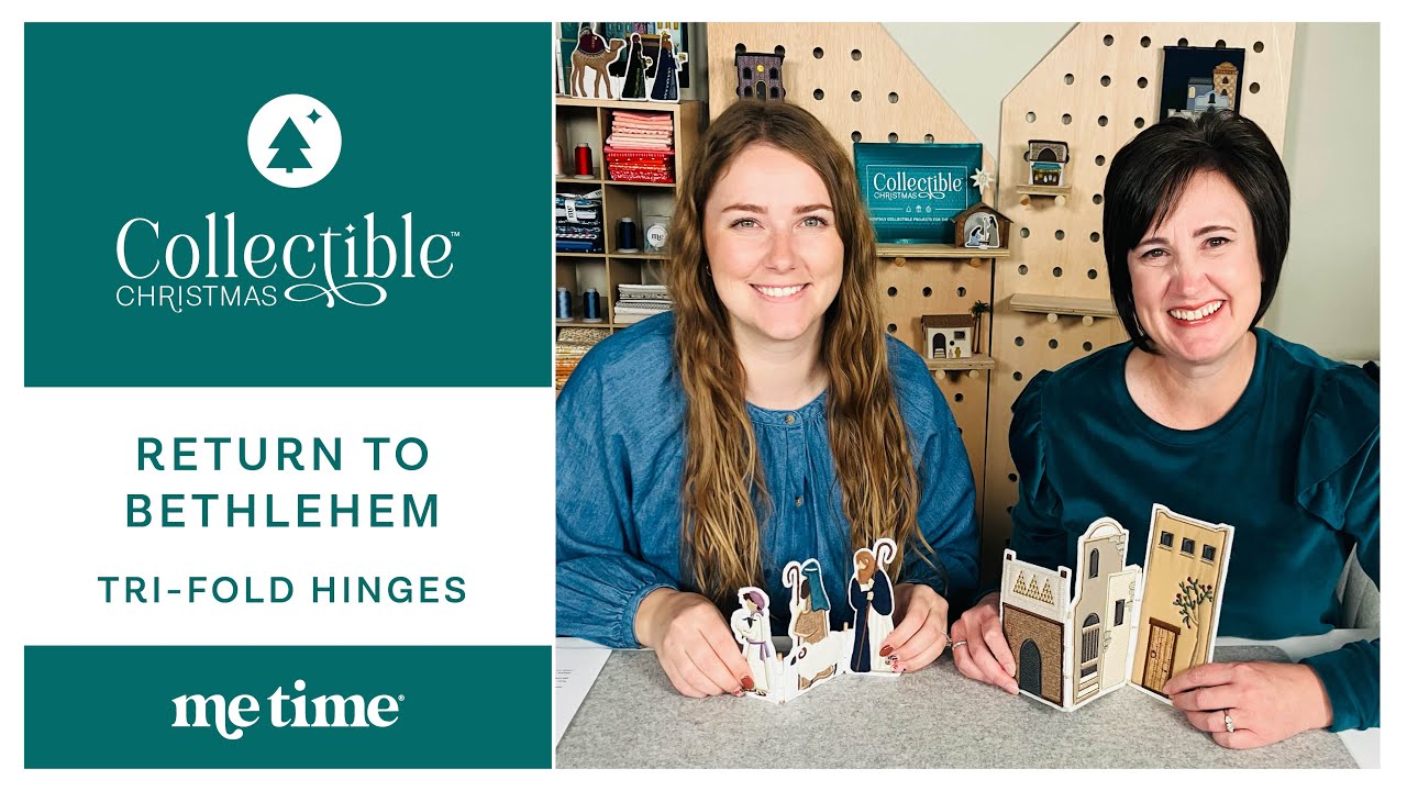 Return to Bethlehem: Tips for Creating Tri-folds Using Leather Hinges for Machine Embroidery