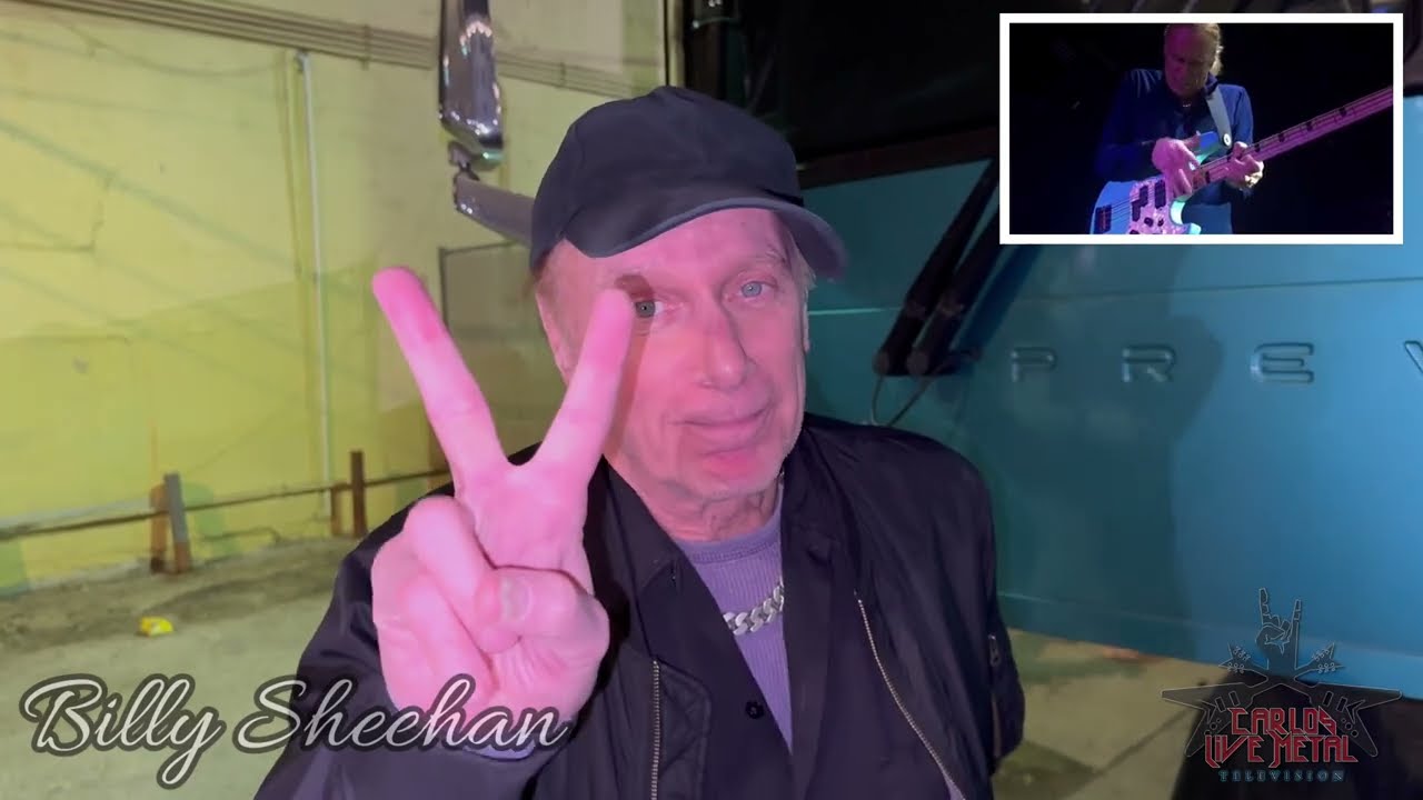Billy Sheehan for Carlos Live Metal TV