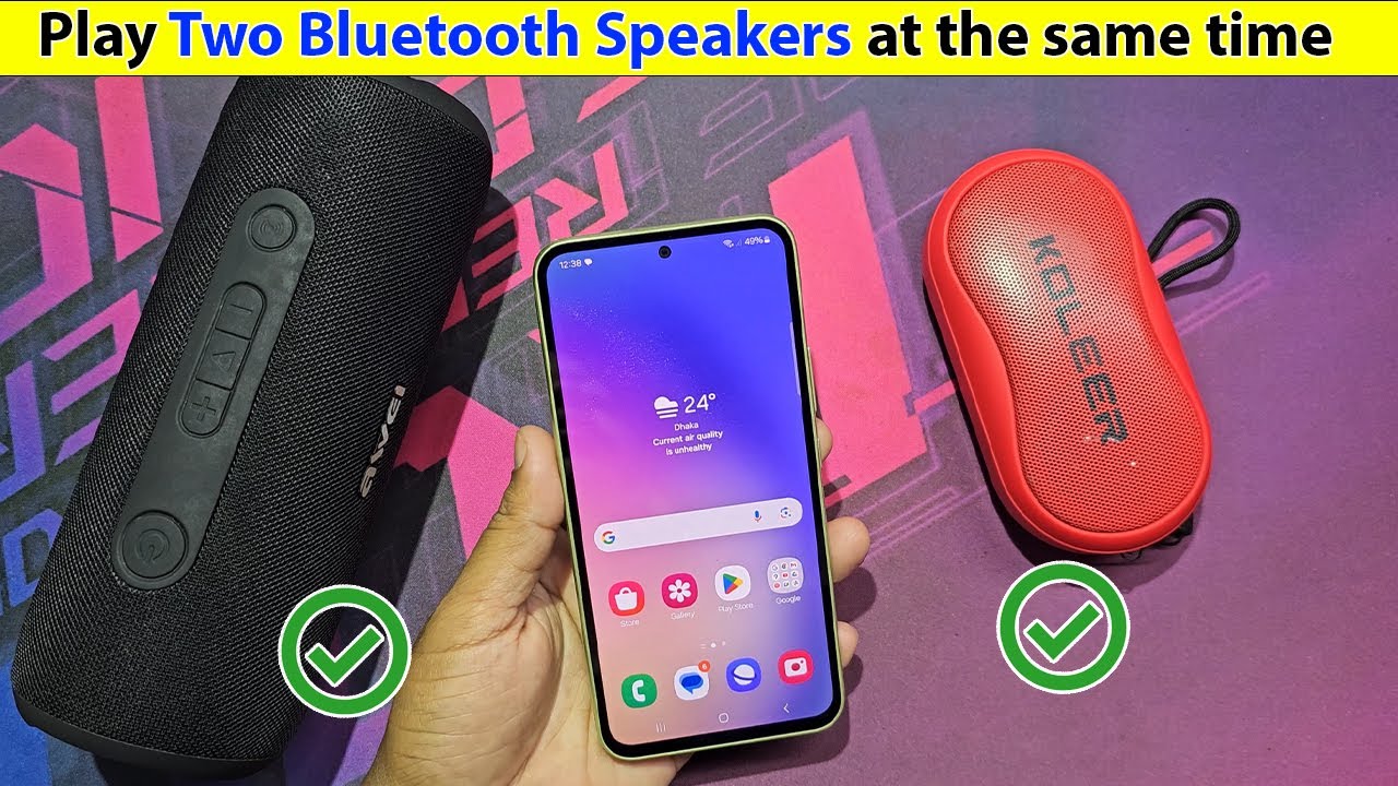 Как подключить две колонки Bluetooth к одному телефону Samsung
