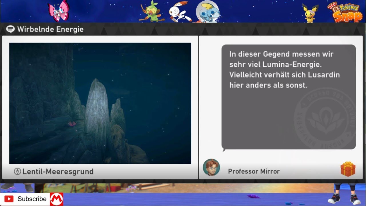 New Pokémon Snap Aufträge: Wirbelnde Energie