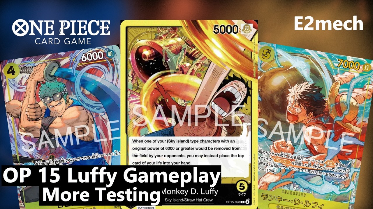 OnePieceTCG Gameplay: Yluffy vs brookW, LucyW, EnelW,BPLuffyW,ZoroW,LucyW, DoffyL