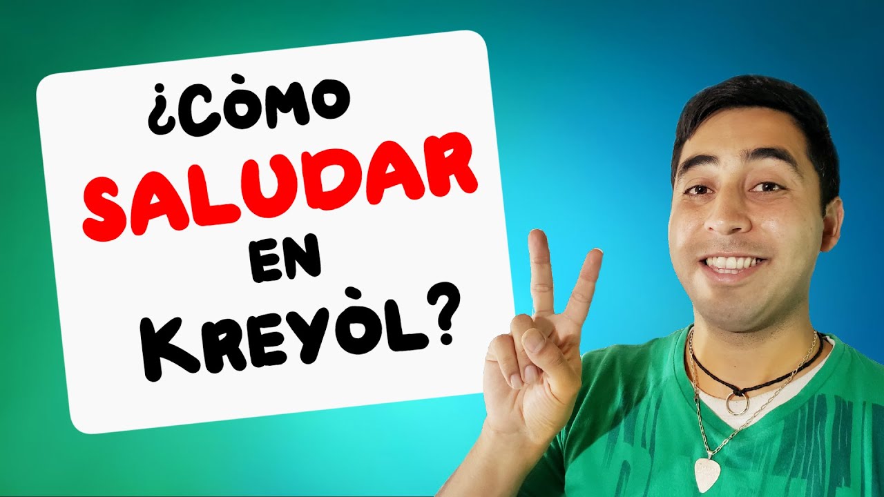 Cómo SALUDAR en CREOLE Haitiano 😃👋🏾 | Kreyòl con Franco