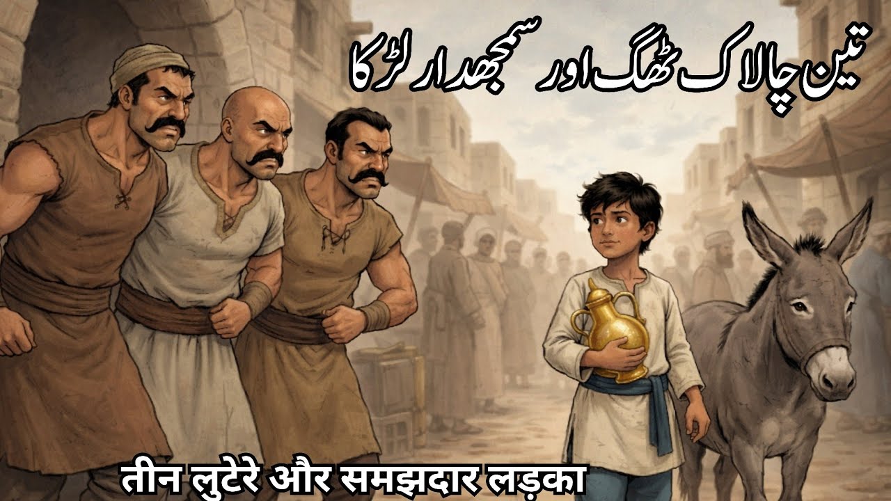 “Ek Chalaak Dehati Aur 3 Mashhoor Thug | Purana Baghdad Ki Ibrat Amoz Kahani | Inspire and Achieve”