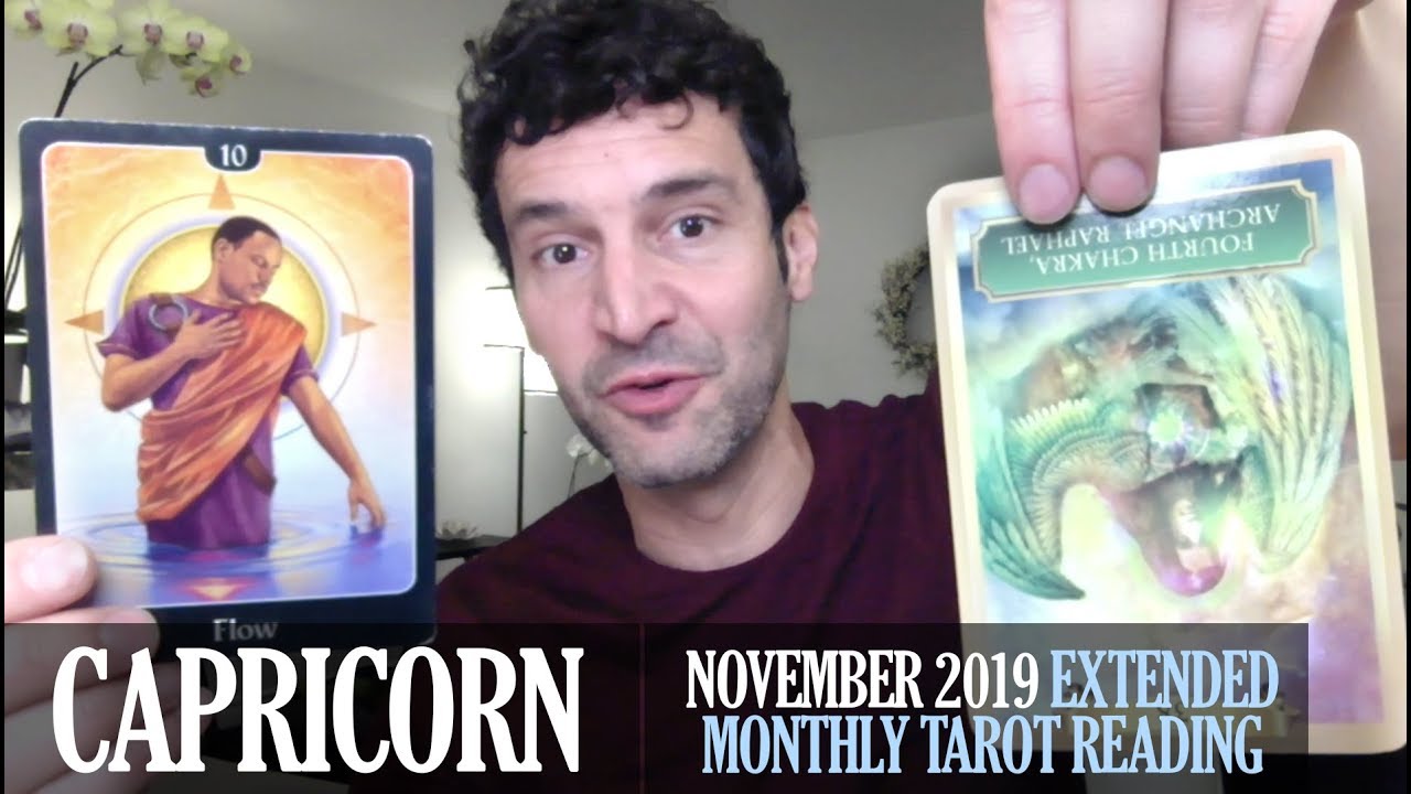 CAPRICORN November 2019 Extended Monthly Intuitive Tarot Reading by Nicholas Ashbaugh
