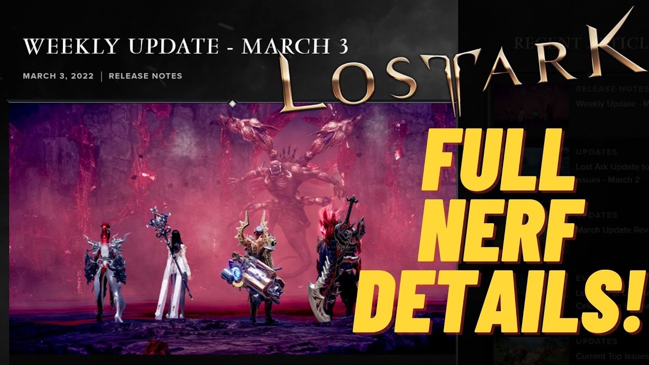 March 3 Update Lost Ark