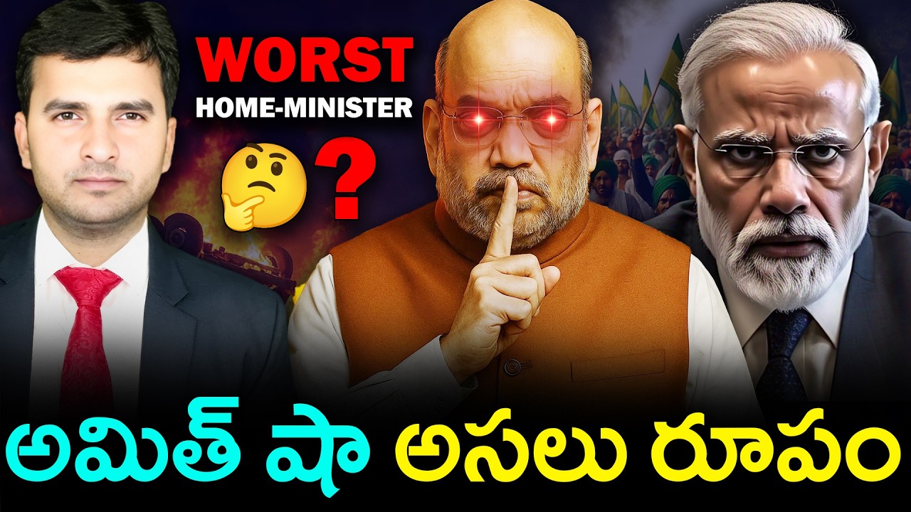 AMIT SHAH | INDIA’S WORST HOME MINISTER? 👀🚨 | మోడీ తరువాత ఎవరు ?| By Naresh Bukya