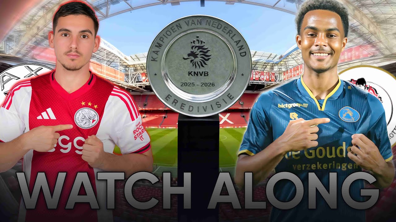 Ajax 2-0 Sparta Rotterdam Live | Eredivisie | Watch Along