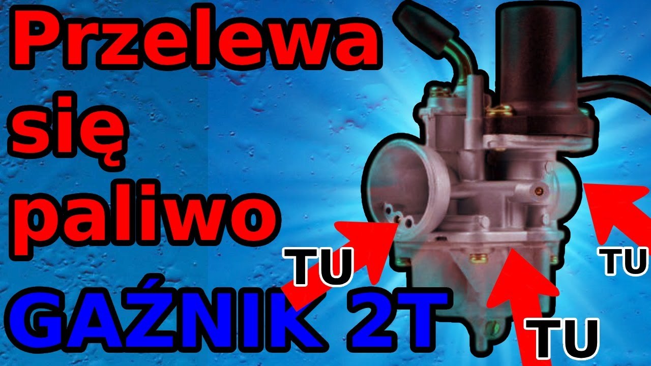 Przelewa się paliwo z gaźnika 2t. Co zrobić ? Nowy gaźnik. Regulacja gaźnika po zakupie. Junak 806