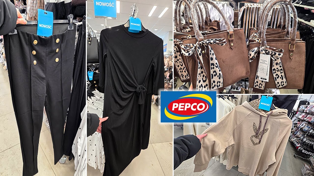 PEPCO TANIE NOWOŚCI DAMSKIE💖 TOREBKI HIT👜  SUKIENKA WIĄZANA💖 ELEGANCKIE SPODNIE